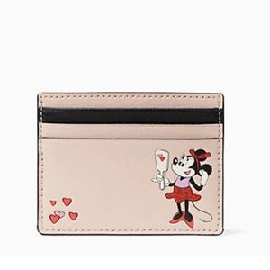 NWT Disney x Kate Spade Minnie Mouse card holder